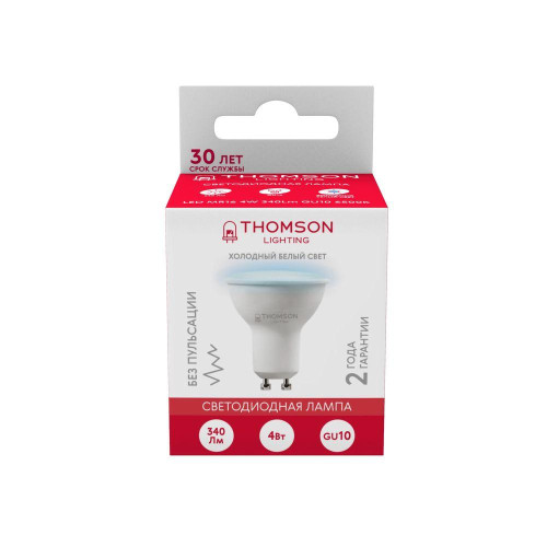 Лампа светодиодная Thomson GU10 4W 6500K TH-B2325