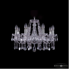 Подвесная люстра Bohemia Ivele Crystal 1413/8/200 Ni Leafs