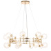 Подвесная люстра Crystal Lux LUXURY SP16 GOLD