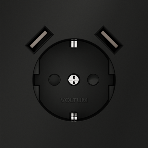 Розетка с USB, А+А Voltum S70 VLS040408