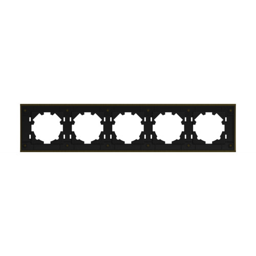 Рамка пятиместная ELBI Zena Platin 500-075800-250