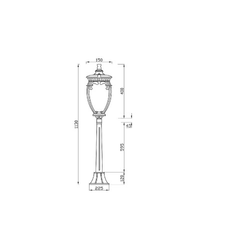 Ландшафтный светильник Maytoni Fleur O414FL-01BZ1