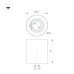 Накладной светильник Arlight SP-ACENTO-R95-10W Warm2700 (WH, 20-45 deg, 230V) 055744