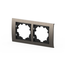 Рамка двухместная ELBI Zena Platin 500-073000-226