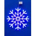Подвесной светодиодный светильник «Снежинка » (UL-00001403) Uniel ULD-H4040-048/DTA MULTI IP20 SNOWFLAKE