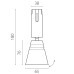 Трековый однофазный светильник Lightstar Due Hermes 210847