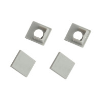 Набор заглушек Эра 5022-3 для профиля 5022, 4624, 5313(01) 3313, 3213, 5313(02) 2шт глухие 2шт с отверстием