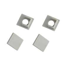 Набор заглушек Эра 5022-3 для профиля 5022, 4624, 5313(01) 3313, 3213, 5313(02) 2шт глухие 2шт с отверстием