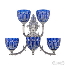 Бра Bohemia Ivele Crystal Verona 7211B15/3+2/210 NW P1 U Clear-Blue/H-1I