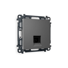 Комплект механизма компьютерной розетки RJ-45(8P8C) CAT6 со шторкой Ambrella Volt Alfa MA662010