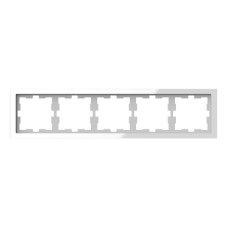 Рамка 5-постовая Schneider Electric Merten D-Life MTN4050-6520