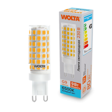 Светодиодная лампа WOLTA 9Вт 6500K G9 кукуруза матовая WSTD-JCD-9W6KG9-C