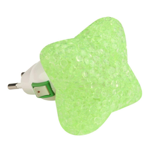 Настенный светодиодный светильник (10335) Uniel DTL-309-Звездочка/Green/1LED/0,1W Настенный светодиодный светильник (10335) Uniel DTL-309-Звездочка/Green/1LED/0,1W