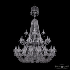 Подвесная люстра Bohemia Ivele Crystal 1409/20+10+5/530/XL-203/3d Ni