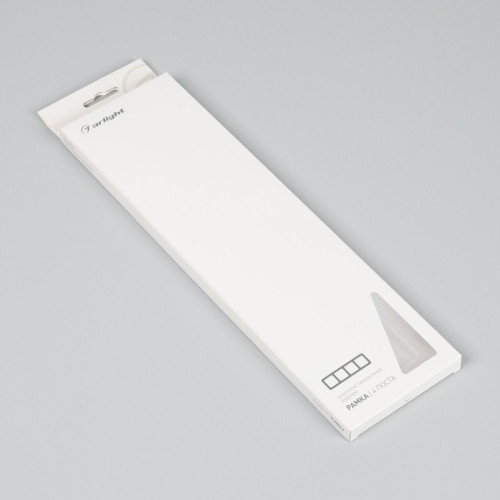 Рамка на 4 поста стеклянная Arlight FRM-OMALI-SFGS-4-GR 049718