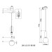 Подвесной светильник Lumien Hall Ermin LH4112/1PS-BK-BR