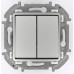 Переключатель двухклавишный Legrand Inspiria 673657