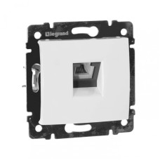 Розетка телефонная RJ11 Legrand Valena белая 774438