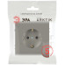 Розетка Эра Arktik 16-2101-07 с заземлением 2P+E Schuko 16А-250В титан Б0070420