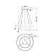 Подвесной светильник Maytoni Rim MOD058PL-L55BS3K