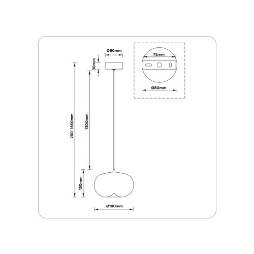 Подвесной светильник Ambrella Light High Light Modern LH11083