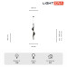 Подвесной светильник Lightera Waves LE119L-98B