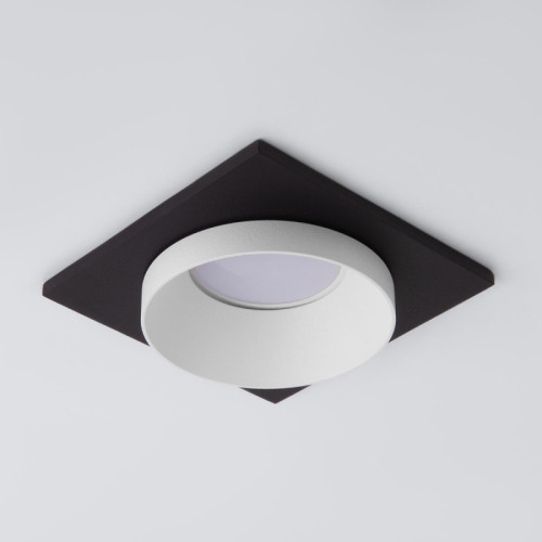 Встраиваемый светильник Elektrostandard 117 MR16 белый/черный 4690389168963 Встраиваемый светильник Elektrostandard 117 MR16 белый/черный 4690389168963