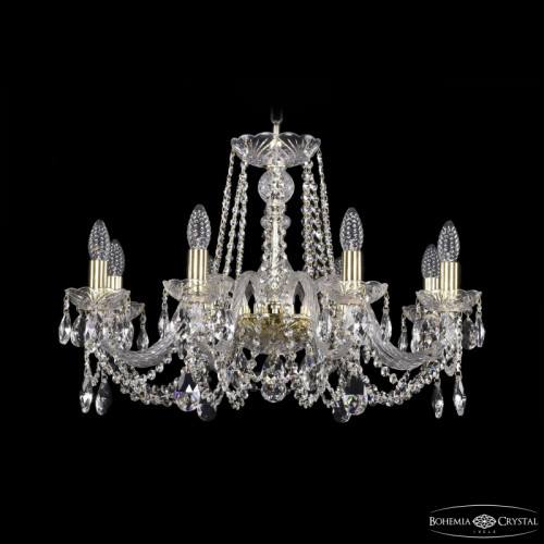 Подвесная люстра Bohemia Ivele Crystal 1402/8/240 G