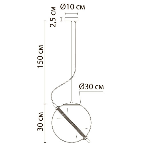 Подвесной светильник Arte Lamp Нolly A3230SP-1PB