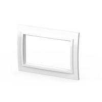 Рамка для двухместной розетки без заземления ELBI Zena 608-015600-908