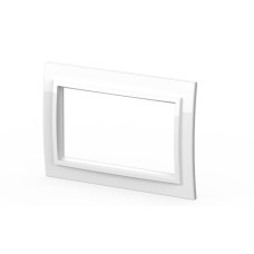 Рамка для двухместной розетки без заземления ELBI Zena 608-015600-908