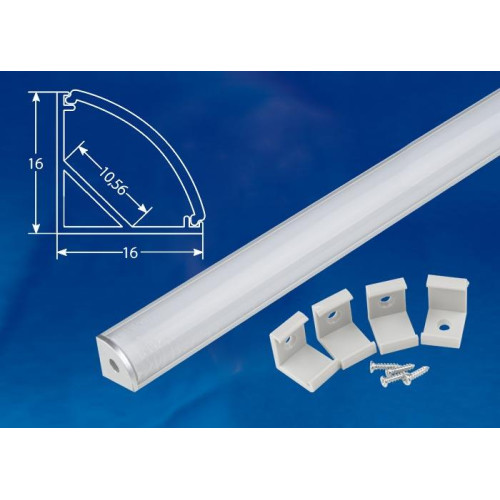 Профиль (UL-00005028) Uniel UFE-K06 Silver/Frozen 200 Polybag