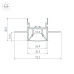 Алюминиевый профиль Arlight FOLED-CEIL-CENTER-3000 044853