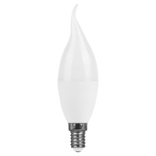 Лампа светодиодная Feron LB-980 свеча на ветру матовая E14 15W 175-265V 6400K 52076