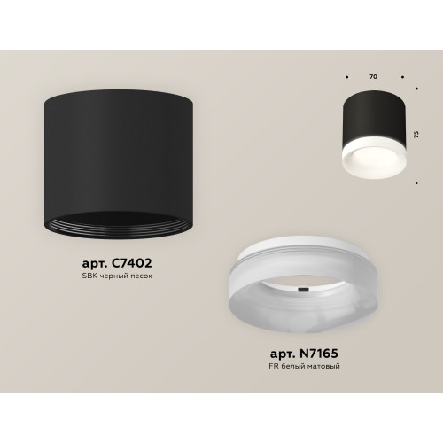 Потолочный светильник Ambrella Light Techno Spot XS7402034 (C7402, N7165)