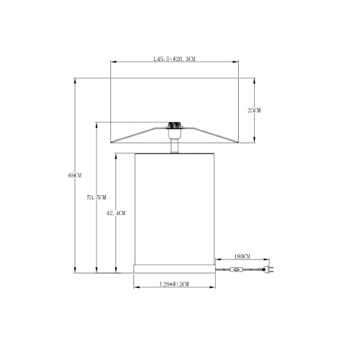 Настольная лампа Arte Lamp Zulu A5058LT-1PB