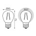 Лампа светодиодная Gauss Basic Filament E27 5,5W 4100K 1051226T