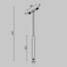 Трековый магнитный светильник Maytoni Focus LED TR226-4-5WTW-M-DSZ-B