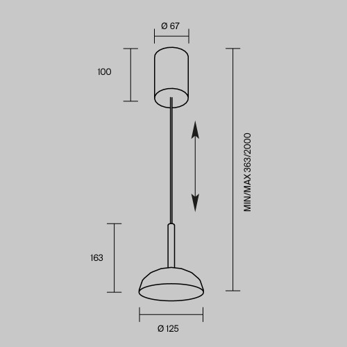 Подвесной светильник Maytoni Vita MOD451PL-L8B3K