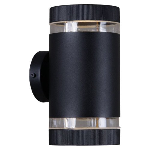 Уличный настенный светильник Reluce 86226-9.2-002CT 2*GX53 BK