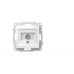 Розетка для TV с экраном (концевая) ELBI Zena Vega 609-015600-273