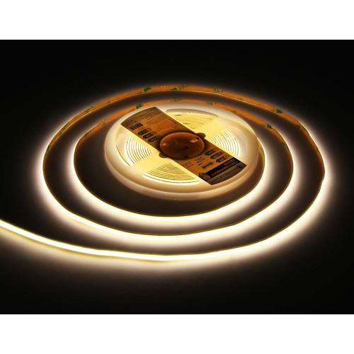 Светодиодная лента Ambrella Light Illumination COB 400Led/10W m/ 24V IP20 4500K/ 5m*5mm*2.1mm (2 конт.) GS4612