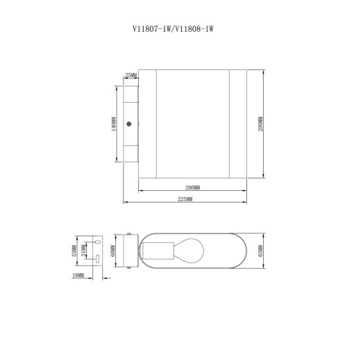 Настенный светильник Moderli Metalicana V11808-1W