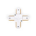 Коннектор Х-образный однофазный Ambrella Light Track System GL7082