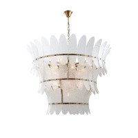 Подвесная люстра iLamp Gramercy 15602-19 ANB+CL