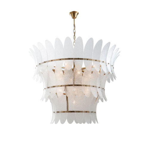Подвесная люстра iLamp Gramercy 15602-19 ANB+CL