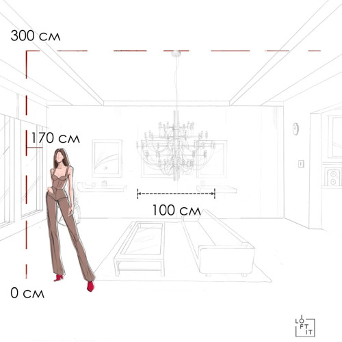 Подвесной светильник Loft IT Gino 10196/1000 White
