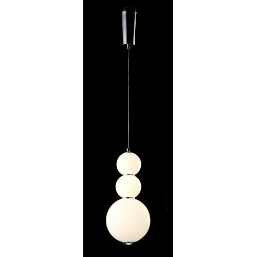Подвесной светодиодный светильник Crystal Lux Desi SP3 Chrome/White