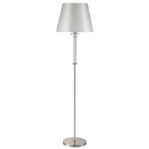 Торшер Crystal Lux Nicolas NICOLAS PT1 NICKEL/WHITE