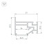 Профиль Arlight STRETCH-25-WALL-SIDE-2000 040061